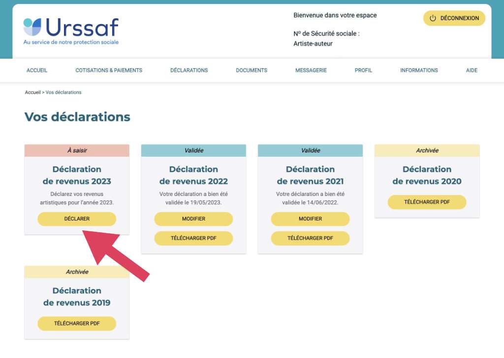 déclarez vos cotisations sociales en ligne facilement et rapidement avec le service officiel de l'urssaf. suivez vos obligations administratives en toute simplicité.