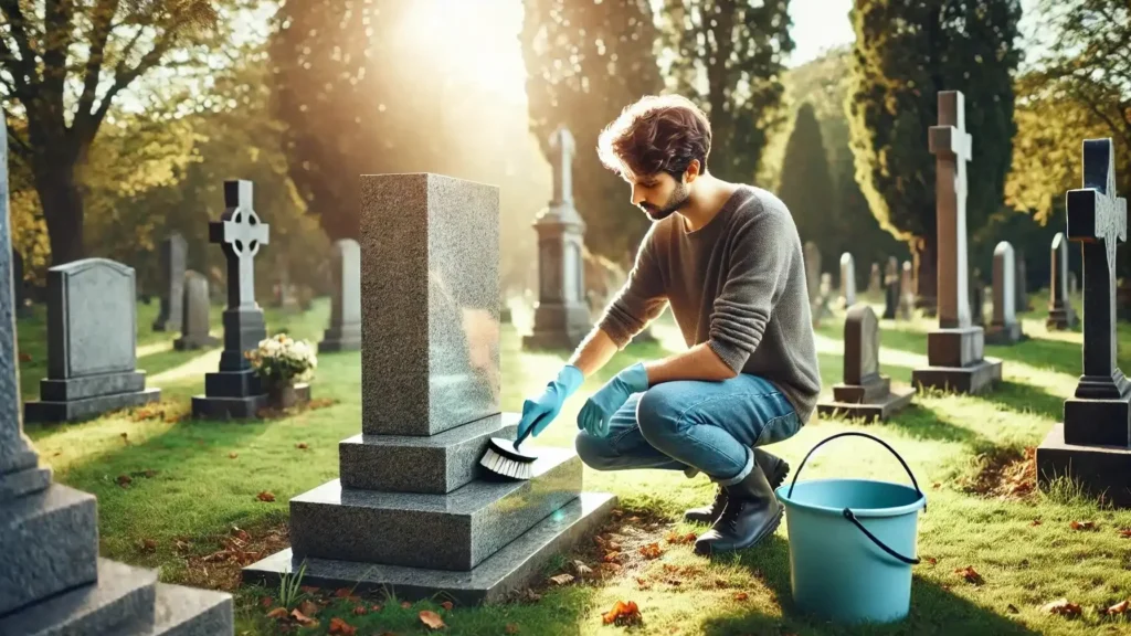 service professionnel de nettoyage de tombes pour rendre hommage et préserver la mémoire de vos êtres chers avec respect et soin.